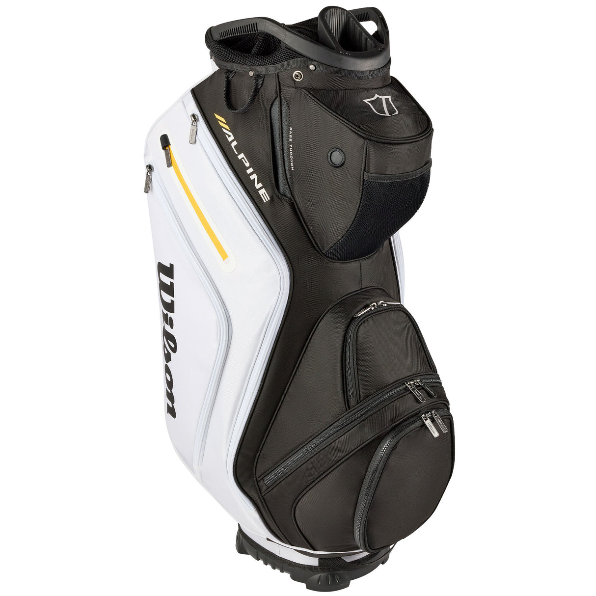 Wilson Alpine Cartbag, Schwarz / Weiß - Golflaedchen.de