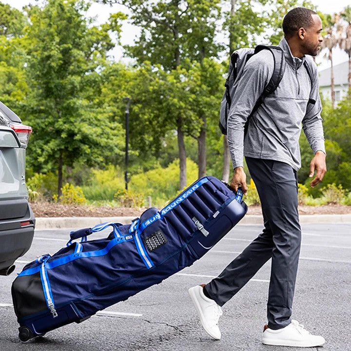Sun Mountain 2026 KUBE Travelcover / Golf Reisetasche, Blue / Spruce / Waterfall - Golflaedchen.de