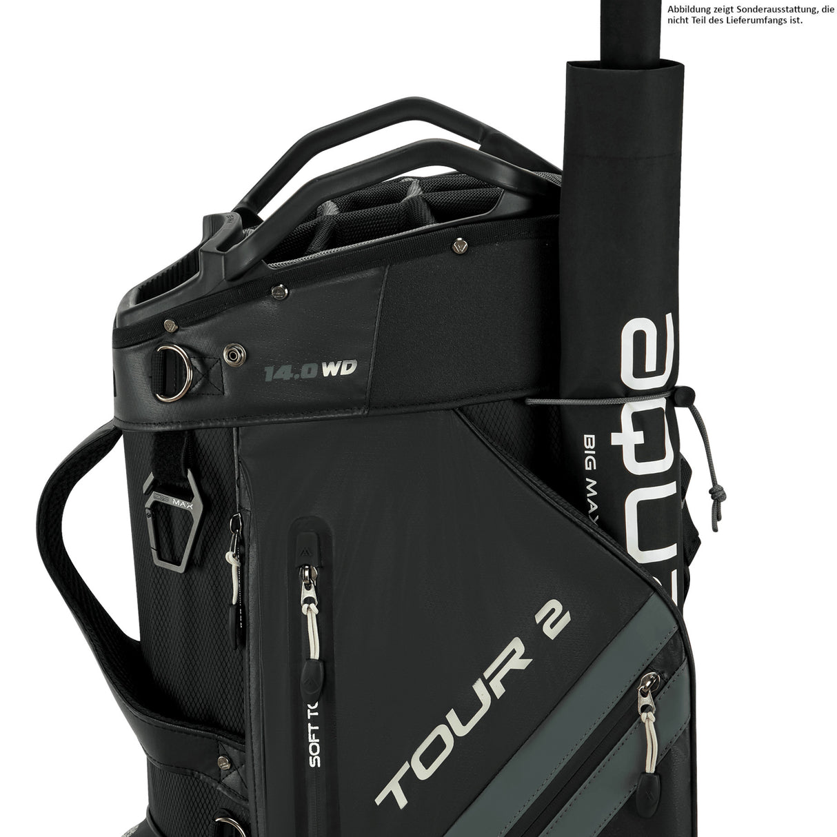 Big Max Dri Lite Tour 2 Waterproof Cartbag, Schwarz - Golflaedchen.de