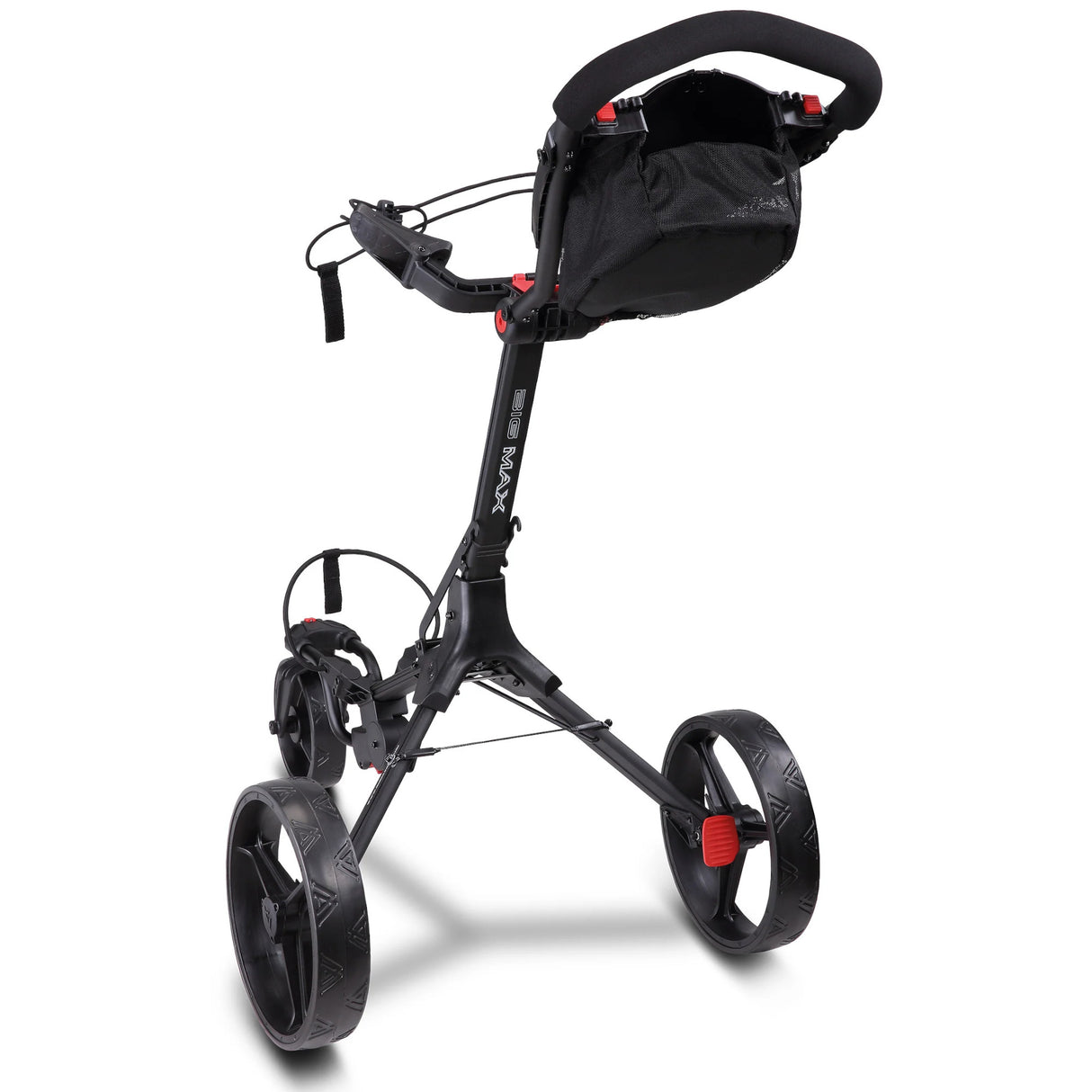 Big Max IQ2 360 3 - Rad Golftrolley, Schwarz - Golflaedchen.de