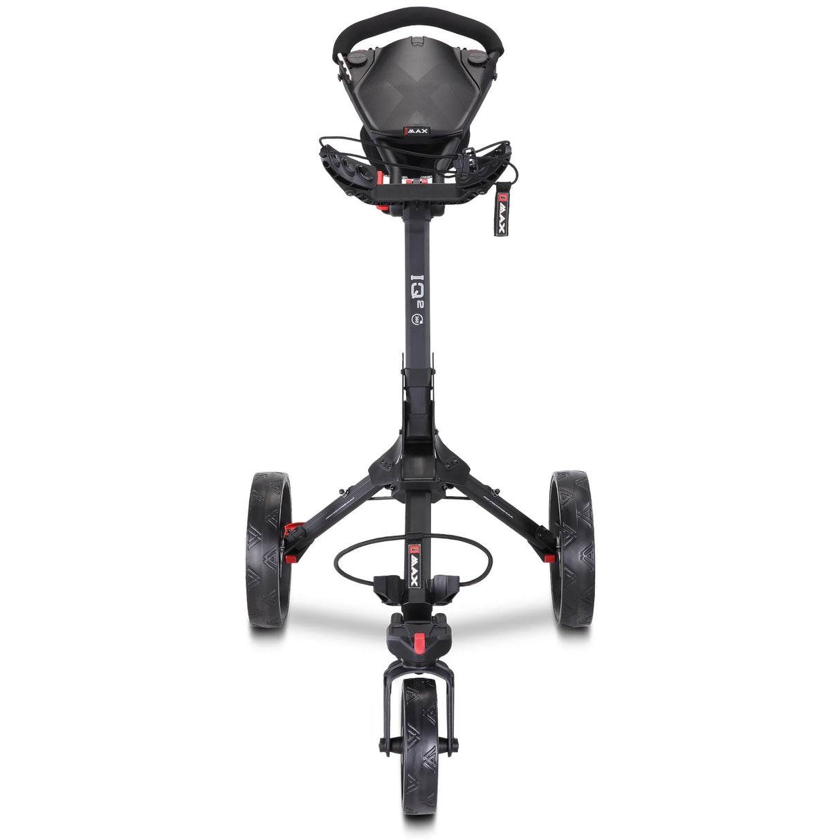 Big Max IQ2 360 3 - Rad Golftrolley, Schwarz - Golflaedchen.de