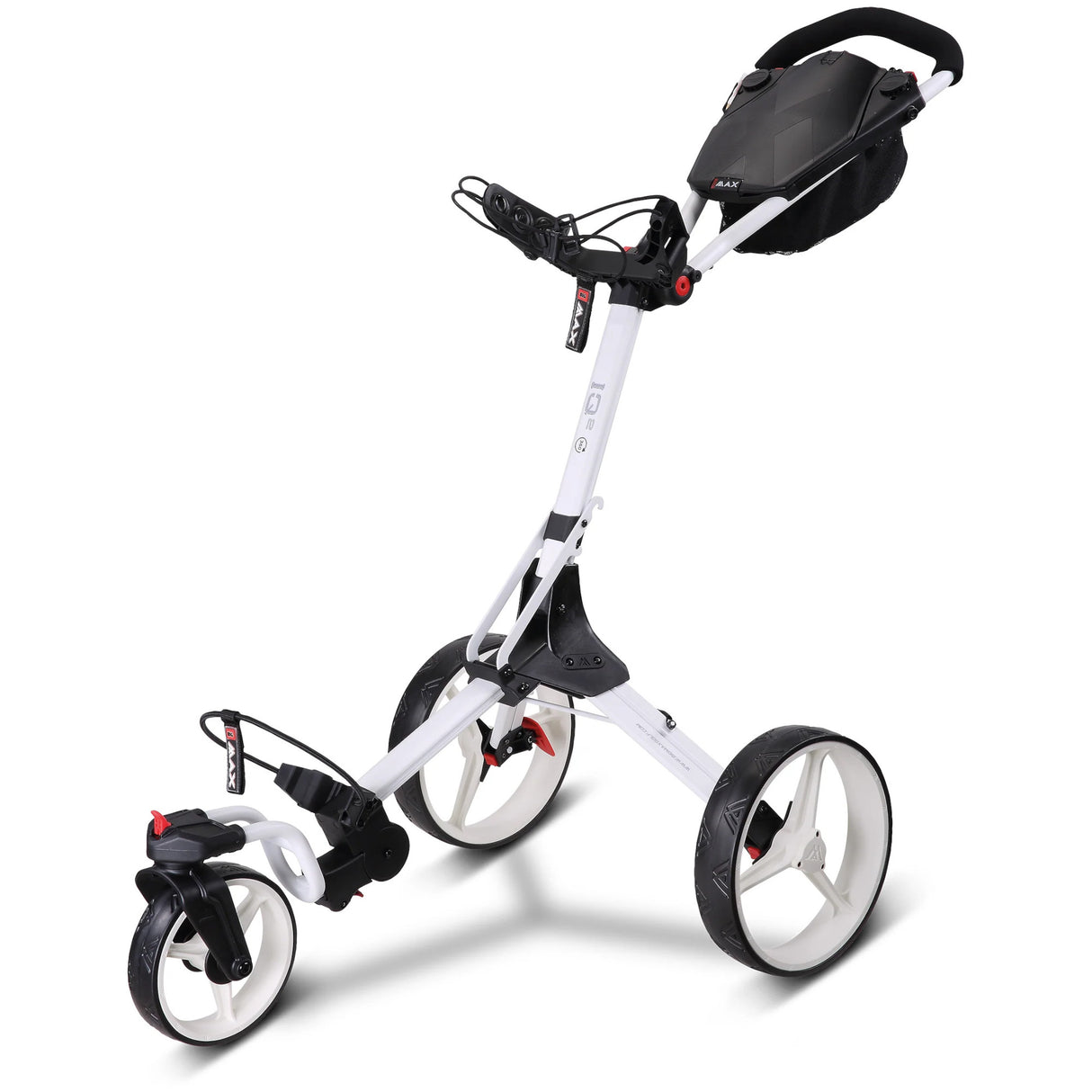 Big Max IQ2 360 3 - Rad Golftrolley, Weiß - Golflaedchen.de