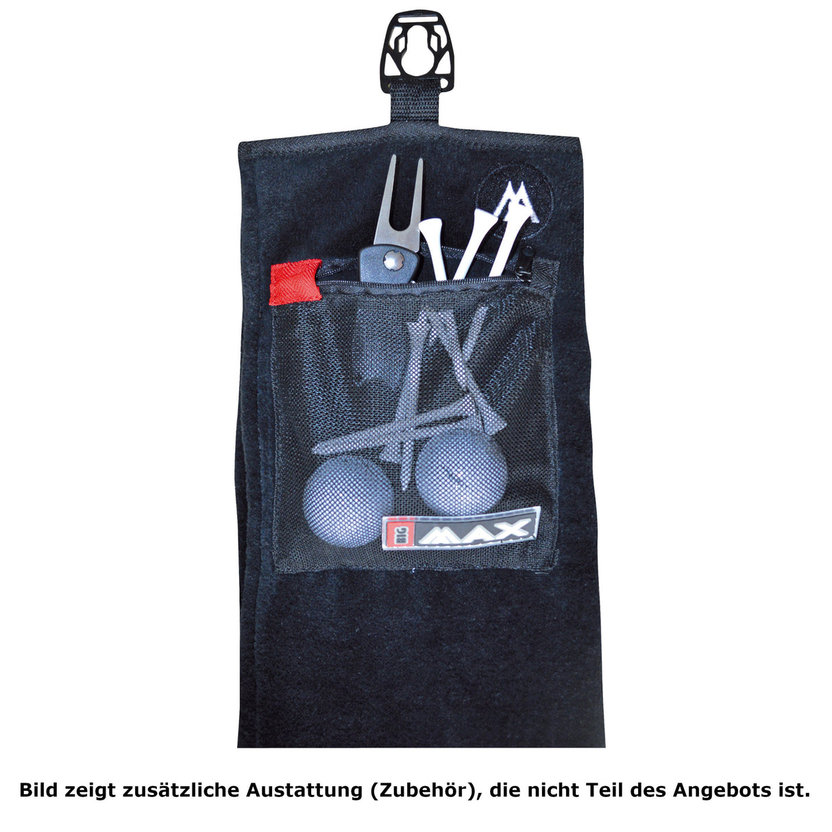Big Max Golf Handtuch QL Quick Lok für Big Max Trolleys - Golflaedchen.de