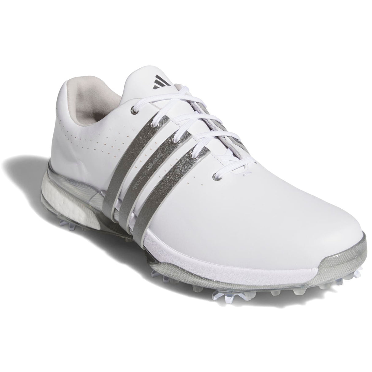 Adidas Tour 360 Herren Golfschuhe 2026, Weiß / Silbergrau - Golflaedchen.de