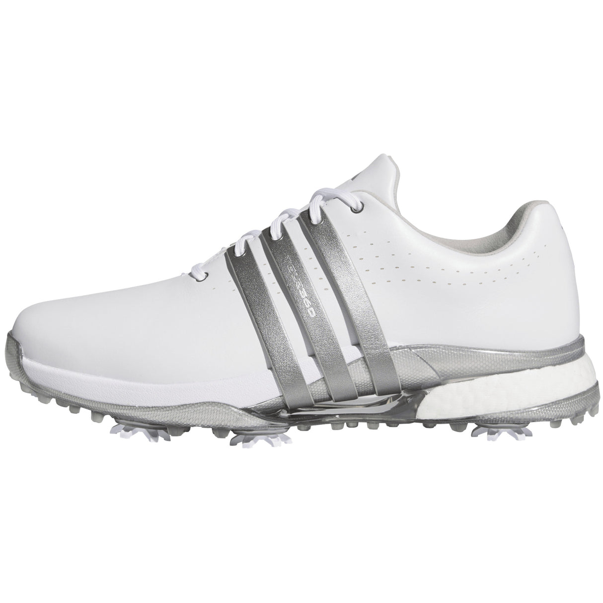 Adidas Tour 360 Herren Golfschuhe 2026, Weiß / Silbergrau - Golflaedchen.de