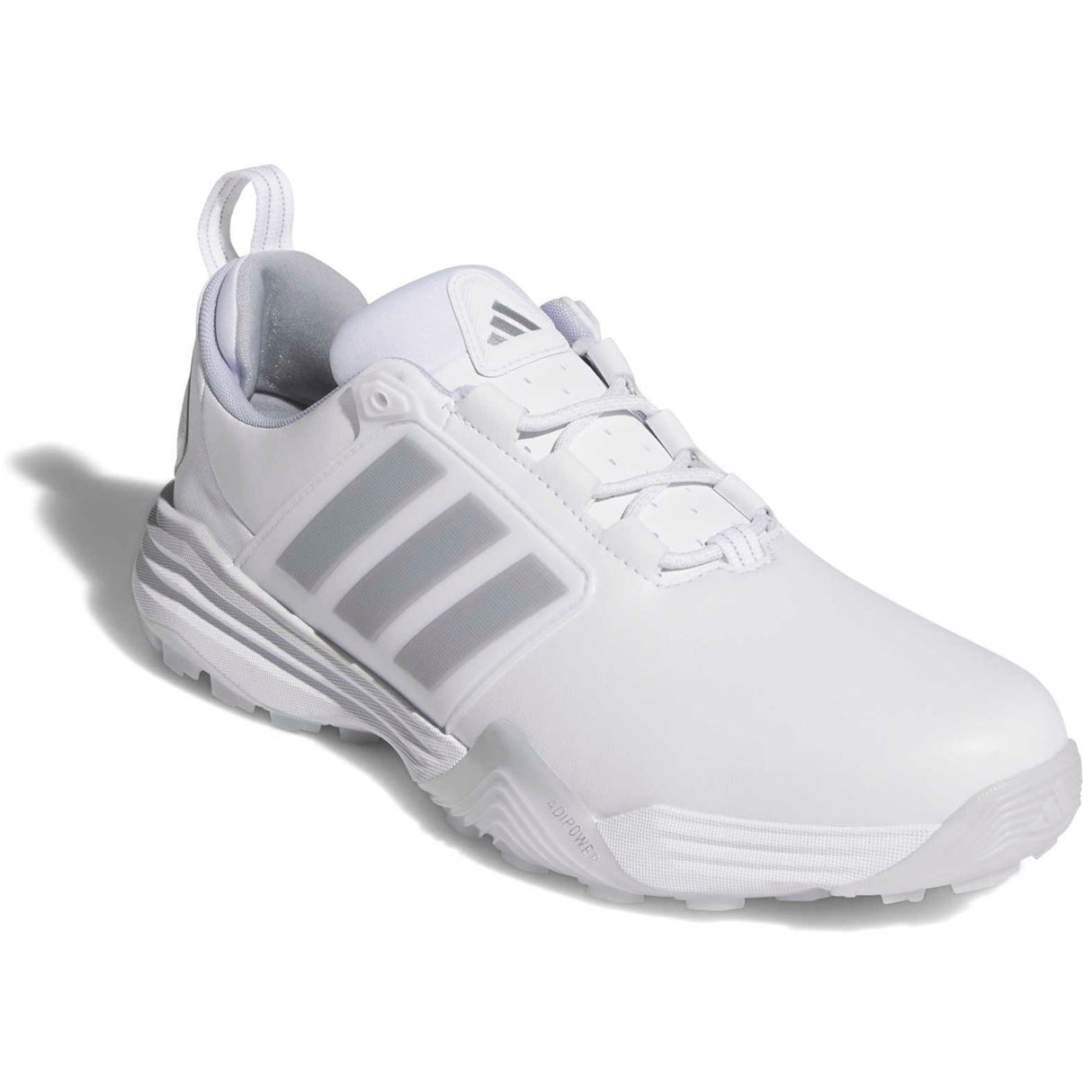 Adidas Adipower SL Herren Golfschuhe, Weiß / Silbergrau - Golflaedchen.de