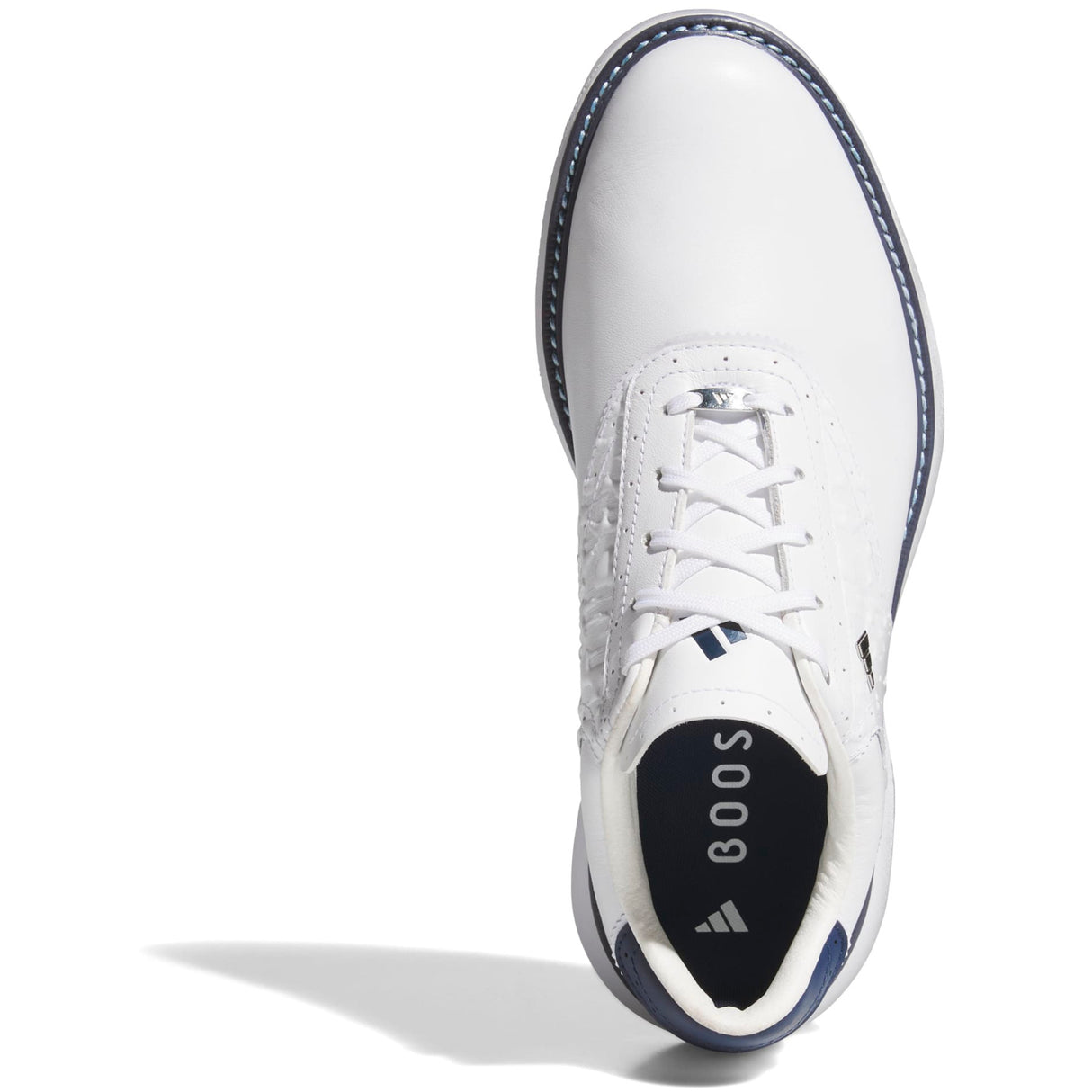 Adidas MC70 SL Spikeless Herren Golfschuhe, Weiß / Navy - Golflaedchen.de