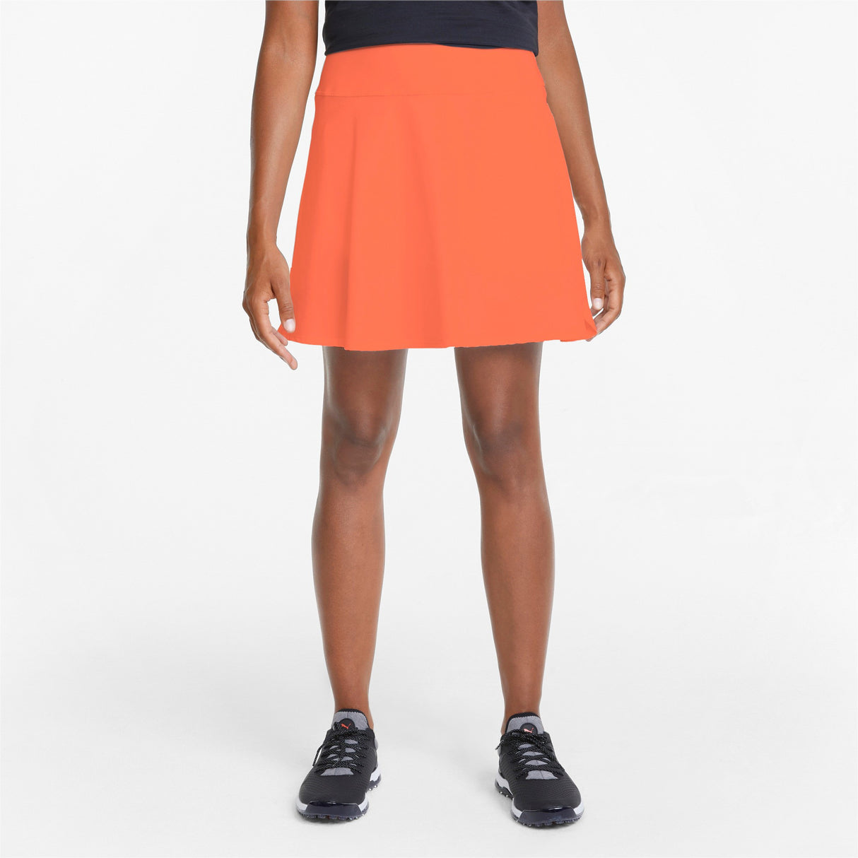 Puma PWRSHAPE Damen Golf Rock, Coral - Golflaedchen.de