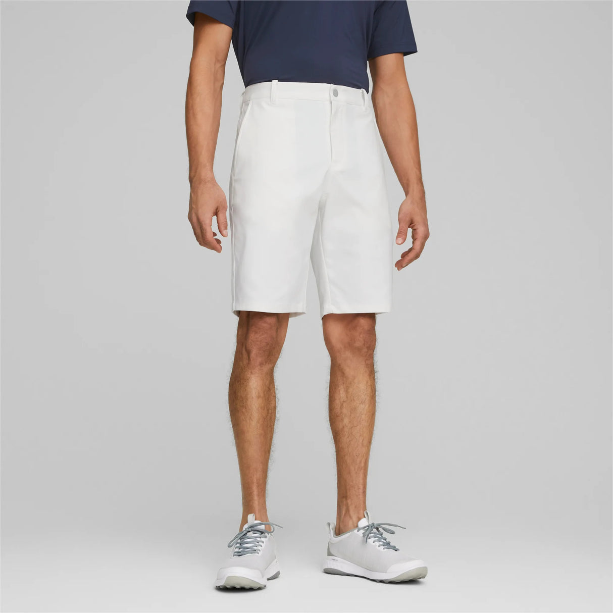 Puma Golf Dealer Herren Shorts, Weiß - Golflaedchen.de