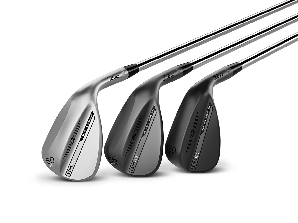 Titleist Vokey Design SM10 Wedge, Jet Black, Stahlschaft, Herren Rechtshand - Golflaedchen.de