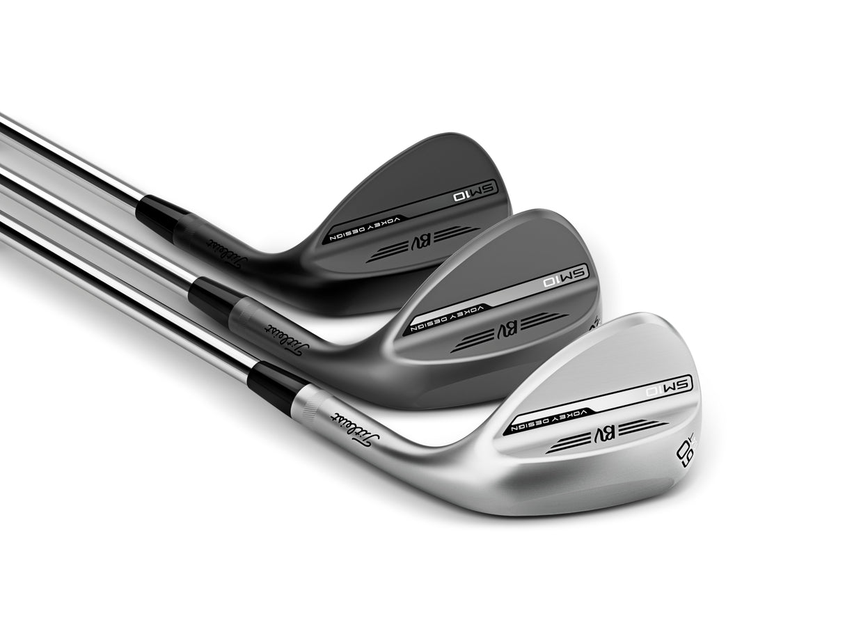 Titleist Vokey Design SM10 Wedge, Jet Black, Stahlschaft, Herren Rechtshand - Golflaedchen.de