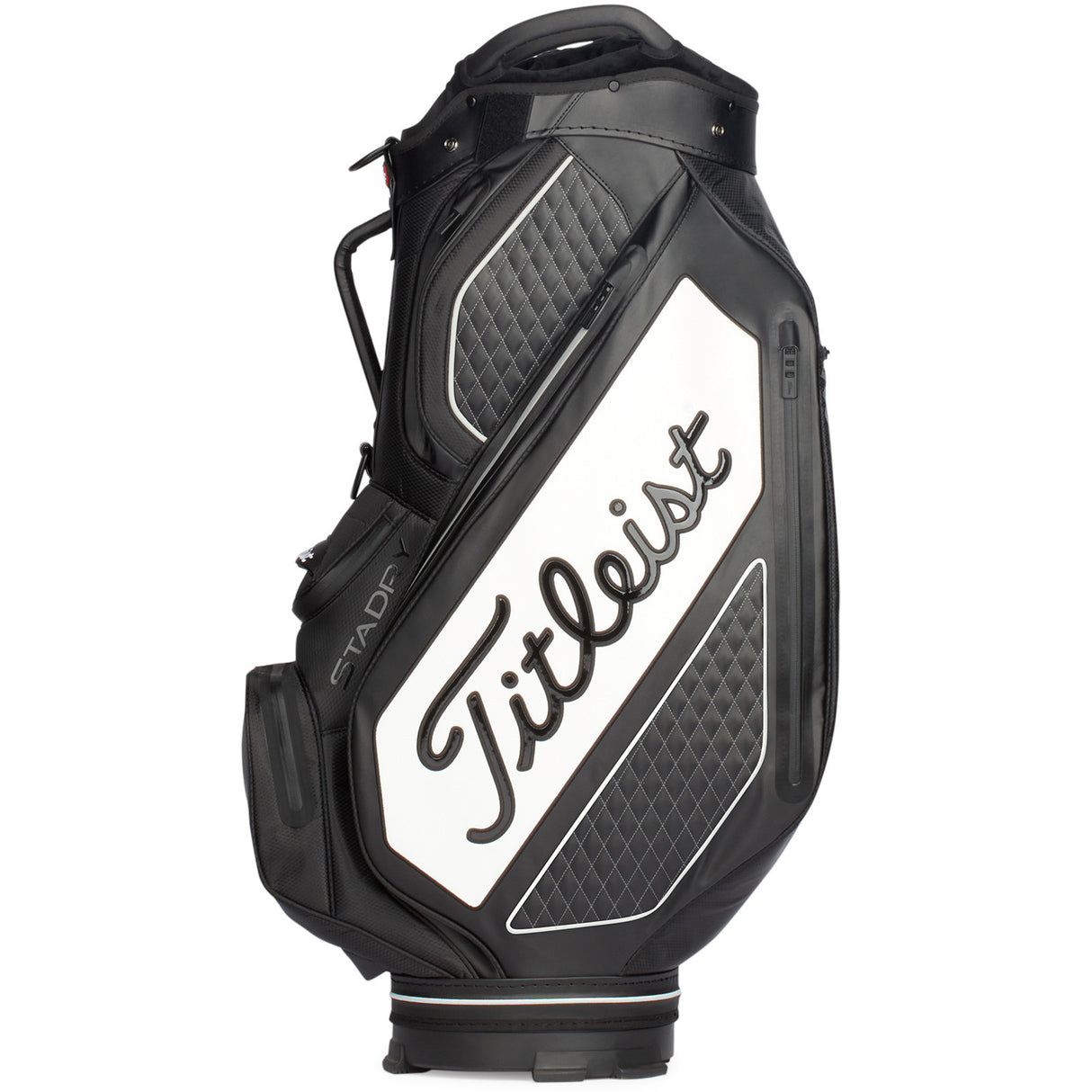 Titleist 2026 Premium StaDry Waterproof Cartbag, Weiß / Schwarz - Golflaedchen.de