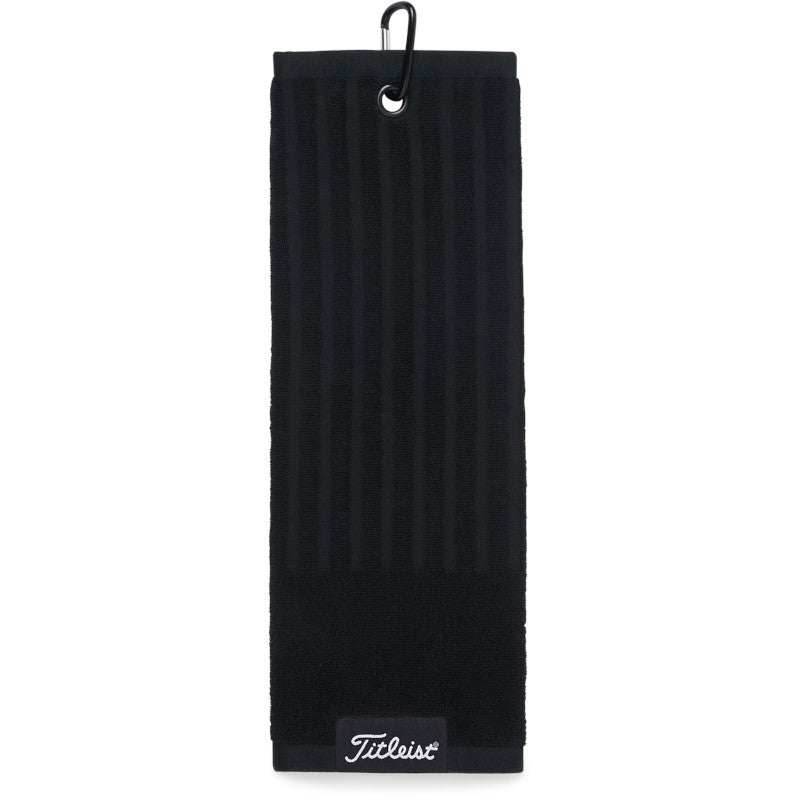 Titleist Players Tri - Fold Golf Schlägertuch / Handtuch, Schwarz - Golflaedchen.de