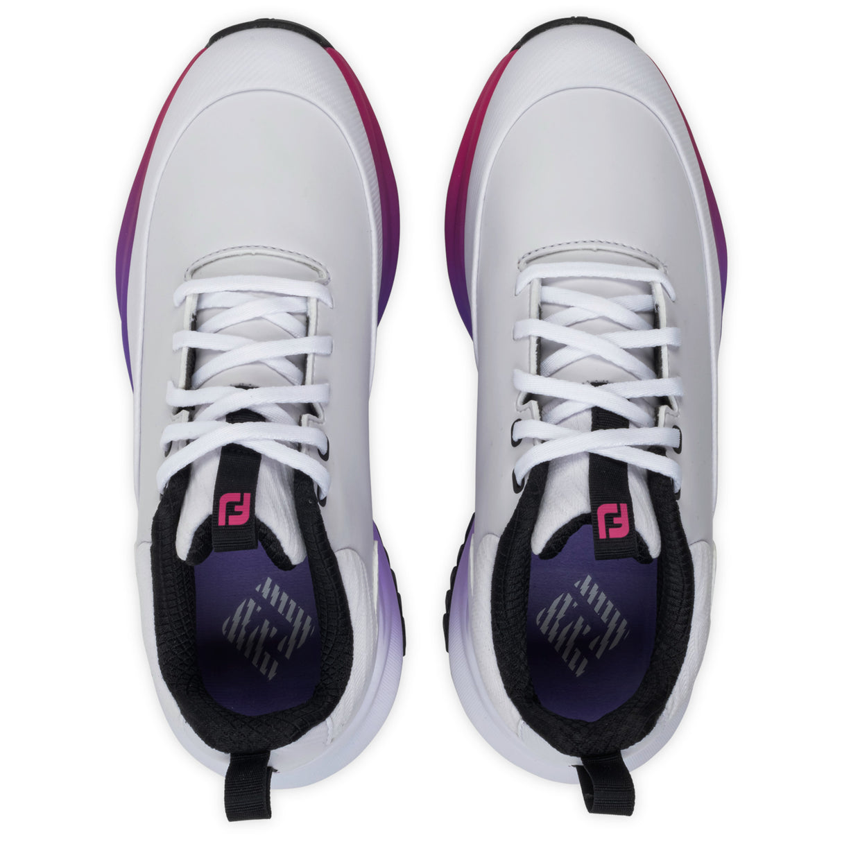 FootJoy 2026 Tour Rival Damen Golfschuhe, Weiß / Pink - Golflaedchen.de