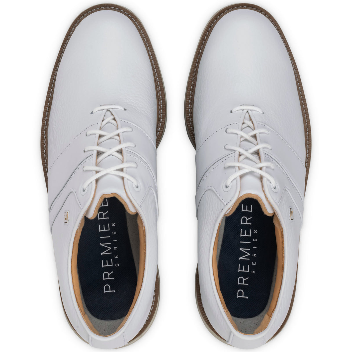 FootJoy 2026 Premier Series Packard Herren Golfschuhe, Weiß - Golflaedchen.de