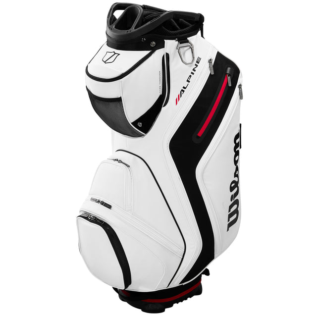 Wilson Alpine Cartbag, Weiß / Schwarz - Golflaedchen.de