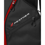 Wilson Feather Cartbag, Schwarz / Grau / Rot - Golflaedchen.de