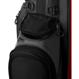 Wilson Feather Standbag, Schwarz / Grau / Rot - Golflaedchen.de