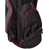 Wilson Staff Lite III Standbag, Schwarz / Rot / Grau - Golflaedchen.de