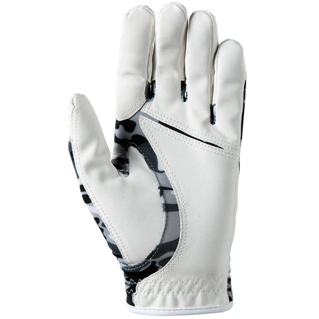 Wilson Staff Fit All Golfhandschuh, Weiß / Camo, Junior - Links getragen - Golflaedchen.de