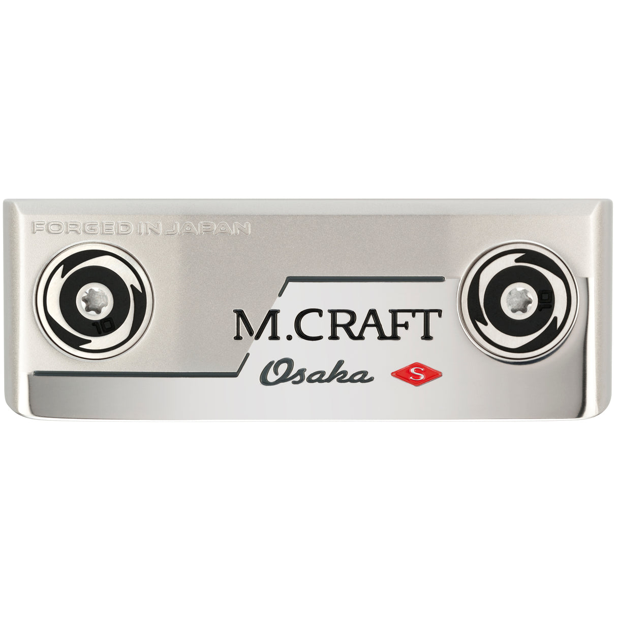 Mizuno M - Craft OSAKA P Putter, Plumber's Neck, Chrome, Rechtshand - Golflaedchen.de