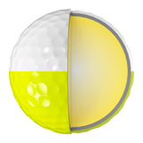 Srixon Z-Star Divide Golfbälle,Weiß / Gelb, 12 Stück - Golflaedchen.de