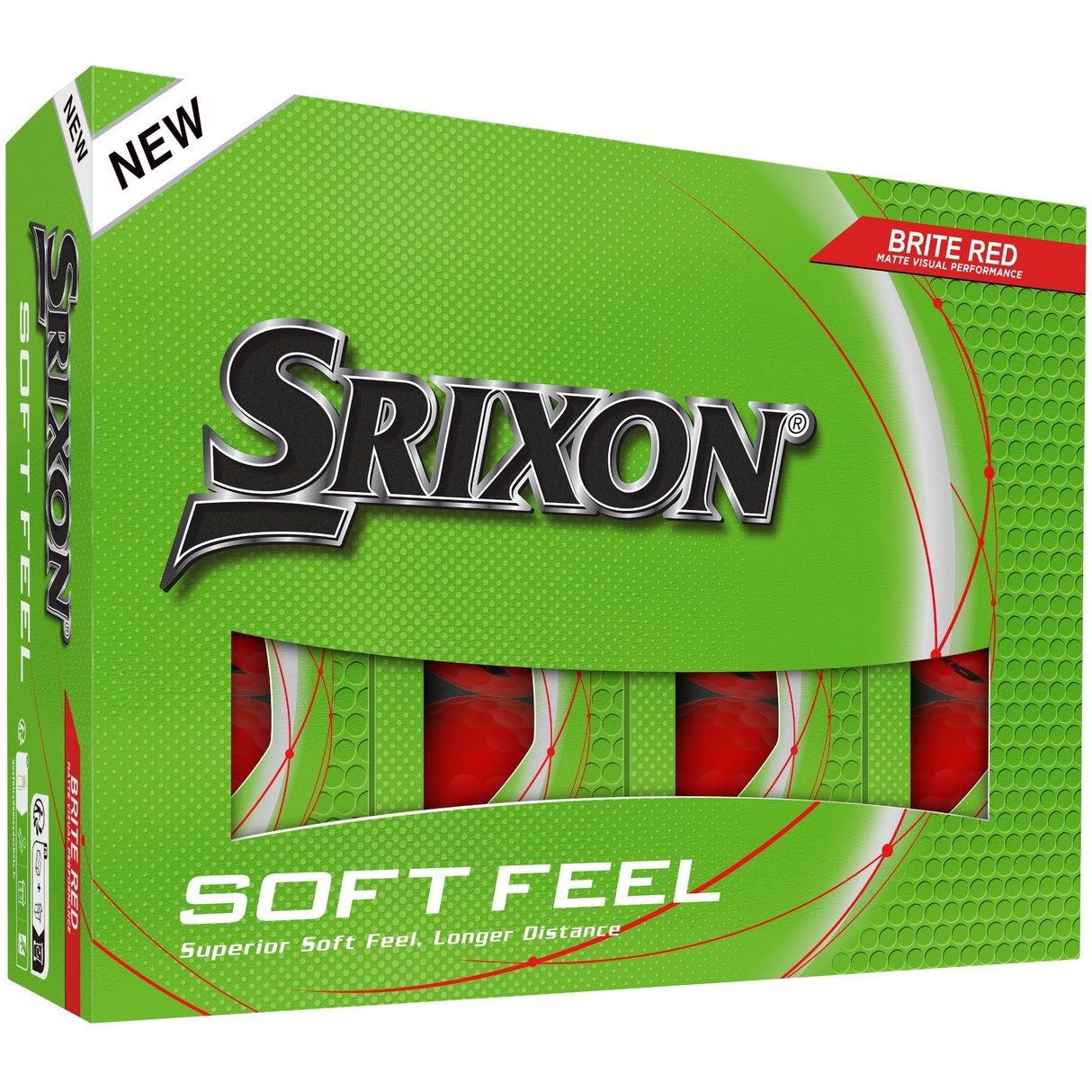Srixon 2026 Soft Feel Brite Golfbälle, 12 Stück - Golflaedchen.de