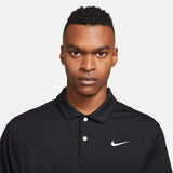 Nike Essential Polo, Schwarz / Weiß - Golflaedchen.de