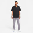Nike Essential Polo, Schwarz / Weiß - Golflaedchen.de