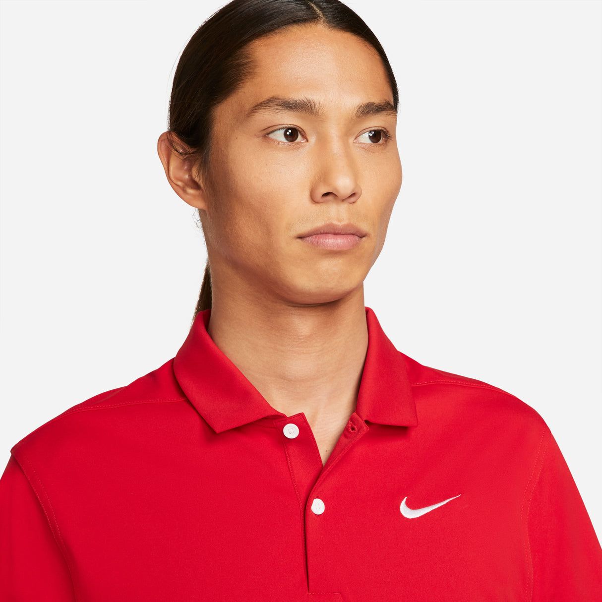 Nike Essential Polo, Rot / Weiß - Golflaedchen.de