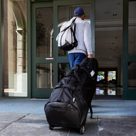 Sun Mountain Club Glider Meridian Travelcover / Golf Reisetasche, Schwarz / Weiß - Golflaedchen.de