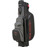 Bennington 2026 DRY Quiet Organizer 9 (QO 9) Waterproof Cartbag, Black / Canon Grey / Red - Golflaedchen.de