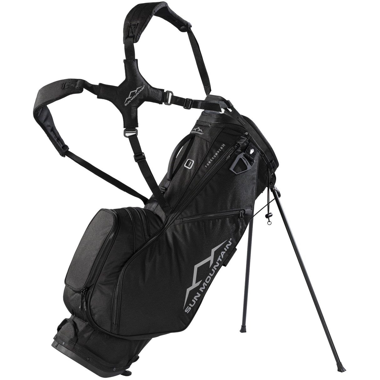 Sun Mountain Forerunner 14 - way Standbag, Black - Golflaedchen.de