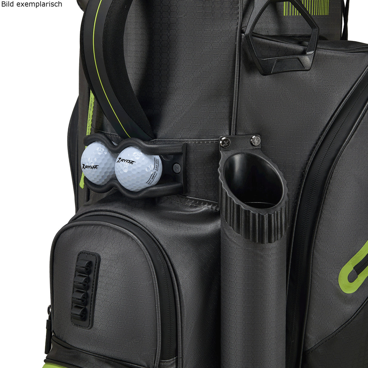 Rydz Gear Lucky Nine Silencer Cartbag, Schwarz - Golflaedchen.de