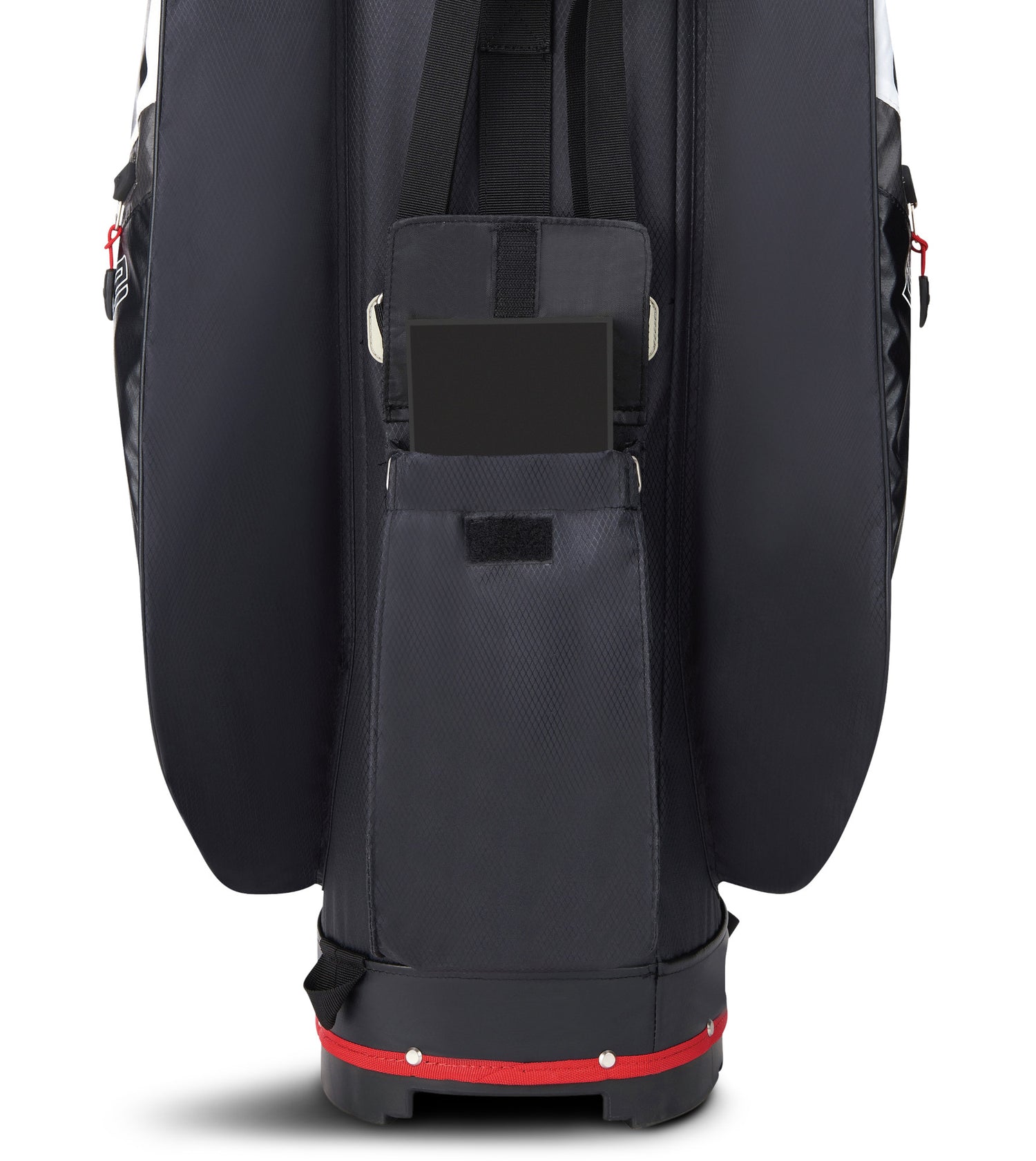 Big Max Dri Lite V - 4 Waterproof Cartbag, Weiß / Schwarz / Rot - Golflaedchen.de