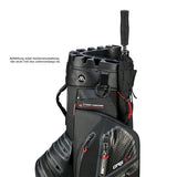 Big Max Aqua Silencio 4 Waterproof Cartbag, Schwarz - Golflaedchen.de
