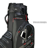 Big Max Aqua Silencio 4 Waterproof Cartbag, Schwarz - Golflaedchen.de
