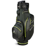 Big Max Aqua Silencio 4 Waterproof Cartbag, Dunkelgrün / Schwarz / Lime - Golflaedchen.de