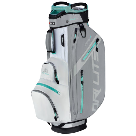 Big Max Dri Lite Sport 3 Waterproof Cartbag, Grau / Weiß / Mint - Golflaedchen.de