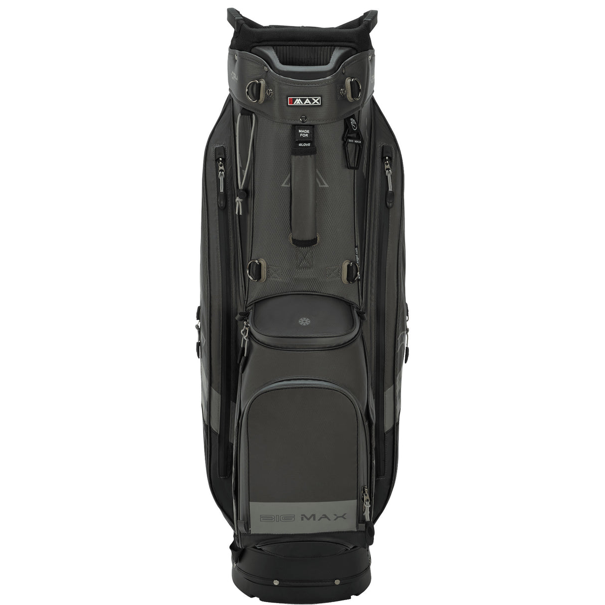 Big Max 2026 Aqua Sport 360² Waterproof Cartbag, Schwarz / Grau - Golflaedchen.de