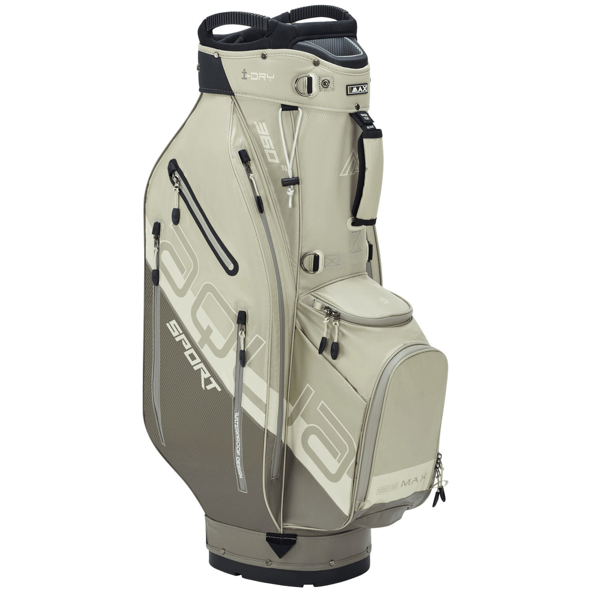 Big Max 2026 Aqua Sport 360² Waterproof Cartbag, Grau - Golflaedchen.de