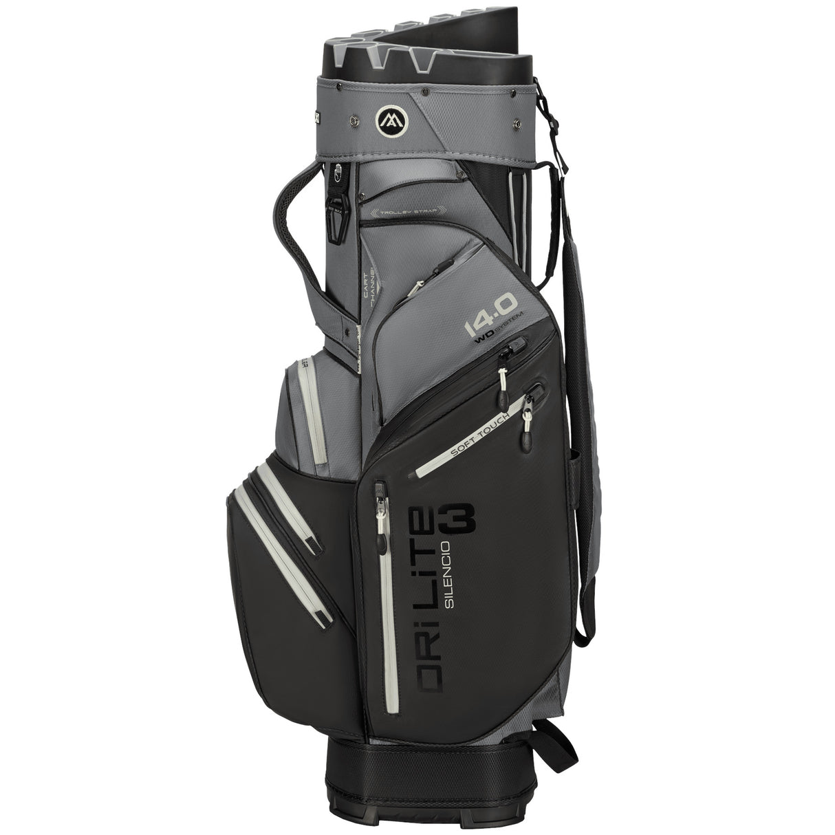 Big Max Dri Lite Silencio 3 Cartbag, Schwarz / Grau - Golflaedchen.de