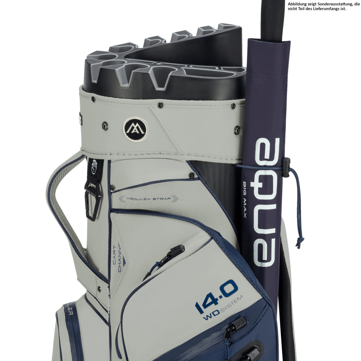 Big Max Dri Lite Silencio 3 Cartbag, Navy / Grau (Offwhite) - Golflaedchen.de