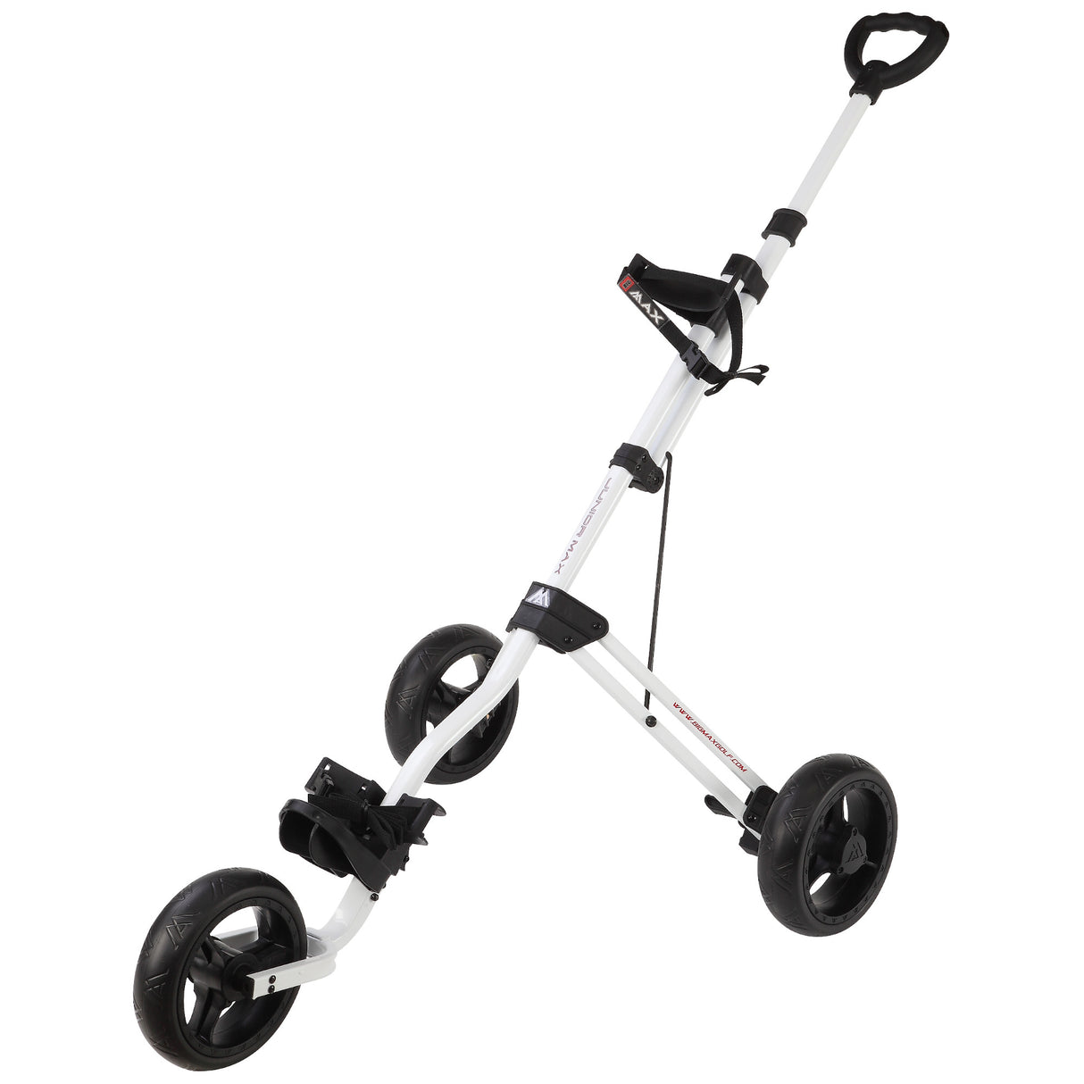 Big Max Junior 3 - Rad Kinder Golftrolley, Weiß - Golflaedchen.de