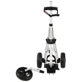 Big Max Junior 3 - Rad Kinder Golftrolley, Weiß - Golflaedchen.de