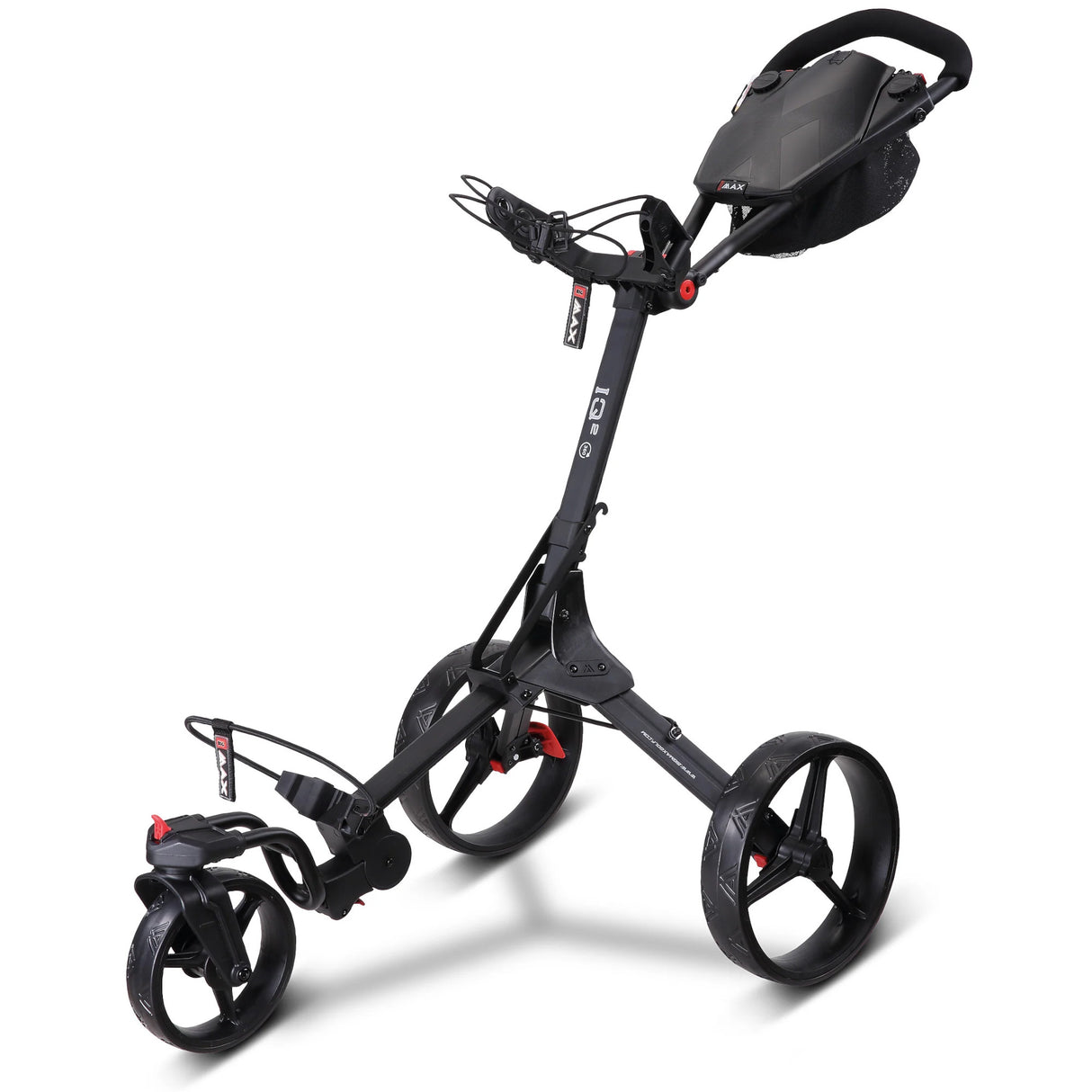 Big Max IQ2 360 3 - Rad Golftrolley, Schwarz - Golflaedchen.de