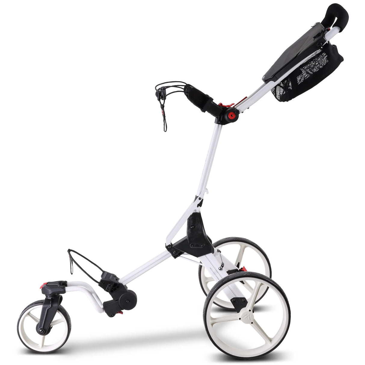Big Max IQ2 360 3 - Rad Golftrolley, Weiß - Golflaedchen.de