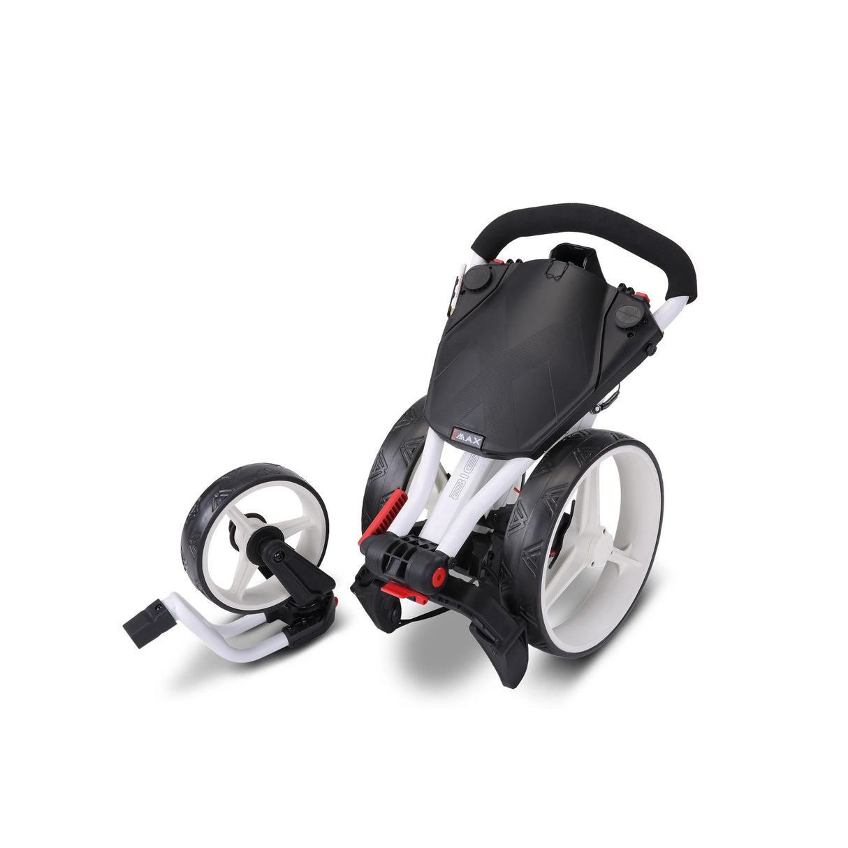 Big Max IQ2 360 3 - Rad Golftrolley, Weiß - Golflaedchen.de