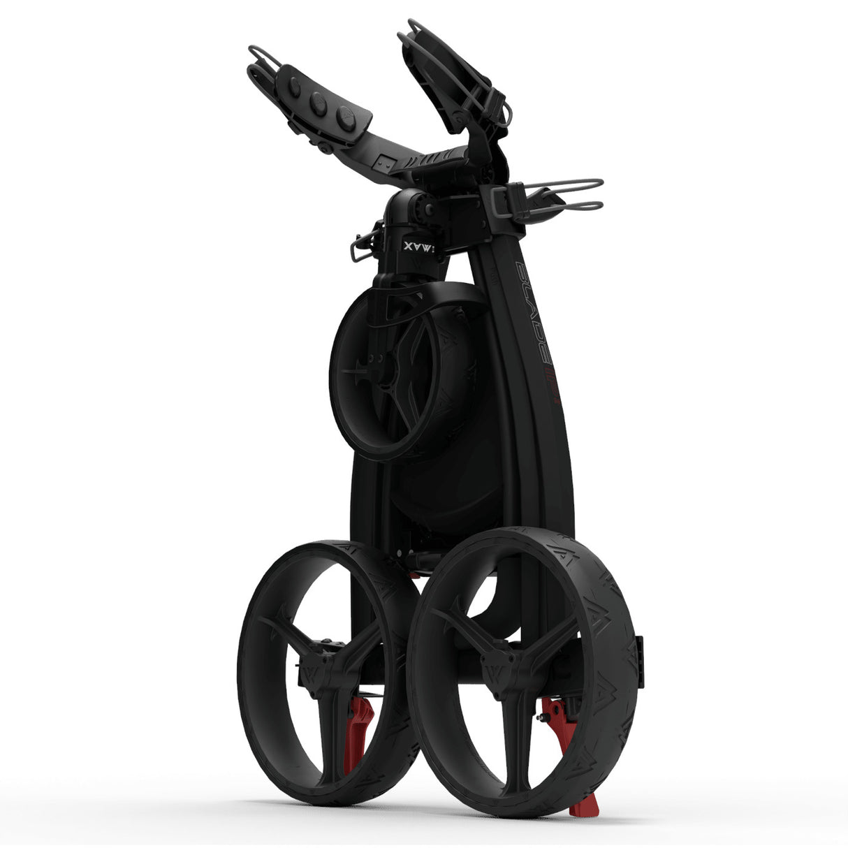 Big Max Blade IP 2 Golftrolley, Schwarz / Rot - Golflaedchen.de