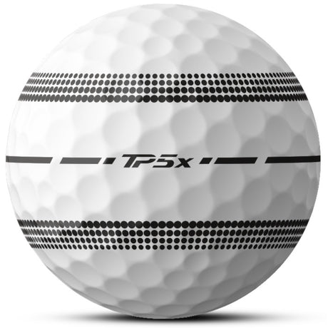 Taylor Made 2025 TP5x Stripe Golfbälle, 12 Stück - Golflaedchen.de